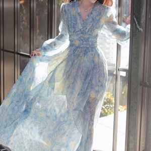 SOLD Galartsy Starry Night Dreamy Long Dress